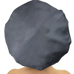 Kadınlar için üçlü katman büyük duş başlığı, uzun kalın saçlar için yeniden kullanılabilir duş boneleri, su geçirmez yıkanabilir özel - Product Image 3