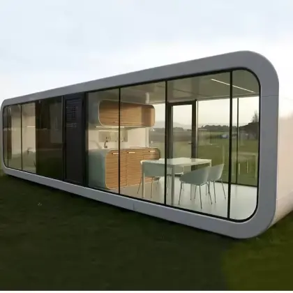 Casa modular moderna do recipiente do sono da casa móvel da cápsula da cabine de Apple inteligente