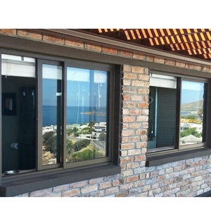 Çift camlı alüminyum sürgülü pencereler çizim pencere çerçevesi alüminyum - Product Image 1