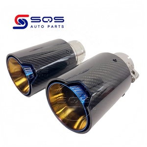 SQS yüksek kaliteli fabrika özelleştirme paslanmaz çelik Burnt mavi egzoz İpucu Bmw M5 M6 susturucu İpucu M135i M235i egzoz İpuçları - Product Image 3