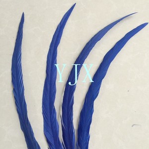 热卖DIY染色彩色30-35厘米公鸡尾巴羽毛鸡毛装饰