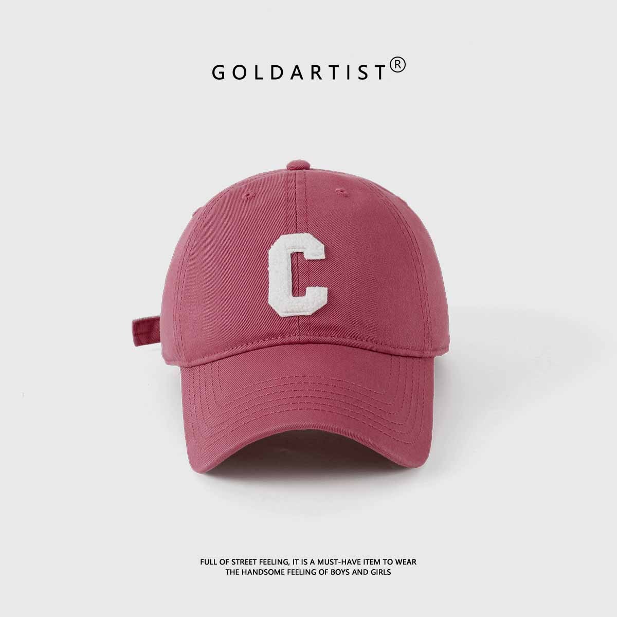 Raspberry powder letter c