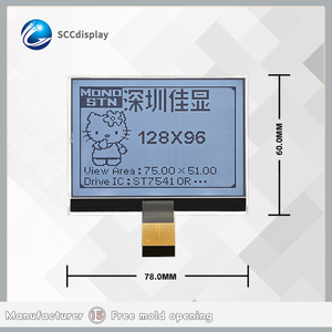 COG X96 Plug-and-Play-FPC-Anschluss Grafik-LCD-Display SJXD12896A FSTN Positive monochrome LCD-Module - Product Image 4