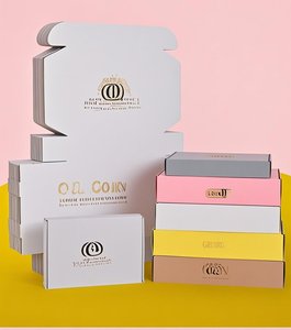 12x9x2 Inches Corrugated Mailer <strong>Box</strong> Flat Mailing <strong>Box</strong> for Posters and Documents - Product Image 6