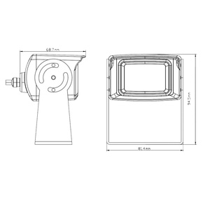 Nitrogen-filled Vehicle <strong>Camera</strong> for Truck 1080P AHD 100&deg; Wide Angle IP69K Waterproof Rear View <strong>Camera</strong> - Product Image 3