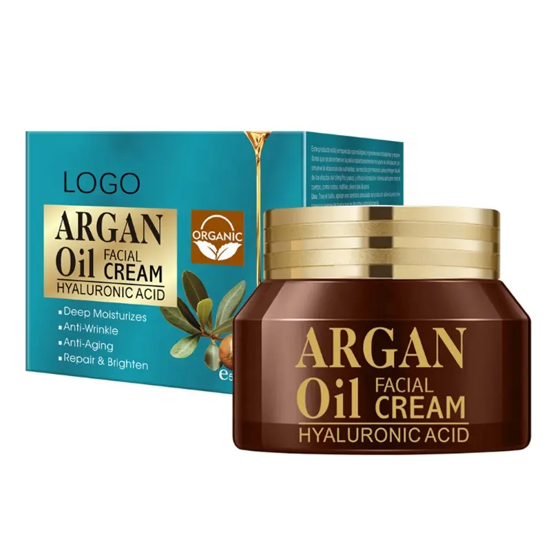 FATAZEN-crema blanqueadora hidratante orgánica, crema nutritiva antienvejecimiento, aceite de argán marroquí, crema facial de 50G, loción para el cuidado diario de la piel