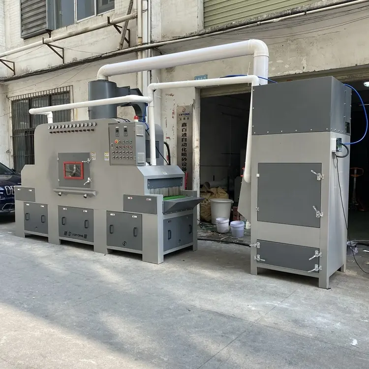 Conveyor Belt Automatic Sand Blasting Machine /Sandblaster with CE for Many Products
