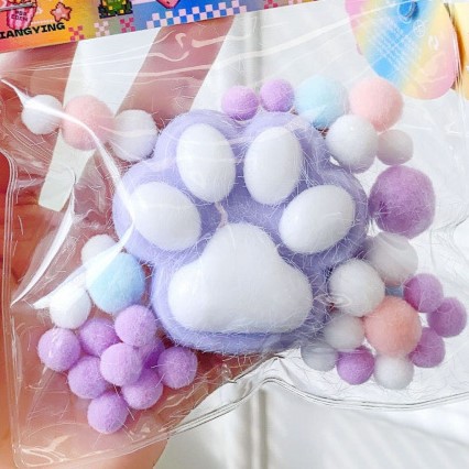 paws purple-70g