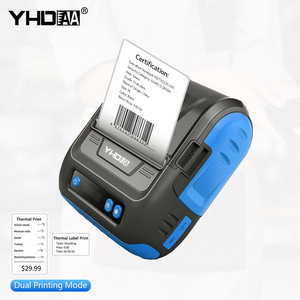 YHDAA เครื่องพิมพ์ขนาดเล็ก80มม. 3นิ้ว,เครื่องพิมพ์ใบเสร็จ/ฉลากบลูทูธแบบพกพาใช้ร่วมกับ IOS และ Android - Product Image 1
