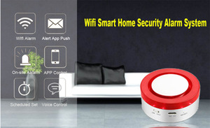 Tuya Smart APP <strong>Control</strong> WiFi Burglar <strong>Alarm</strong> with Sound and Light Flash WiFi Smart Siren Home <strong>Security</strong> <strong>Alarm</strong> System - Product Image 2