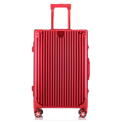 Modèle rouge tout en aluminium à angle droit