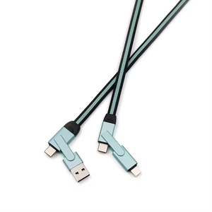 60WPD 3合1 <span class=keywords><strong>USB</strong></span> C Type-c微型<span class=keywords><strong>USB</strong></span>适配器充电电缆，用于iPhone数据传输电源充电器