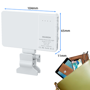 調光可能な5WLEDビデオライト2500-9000Kオンカメラ写真ライトパネル可変色LEDビデオライト - Product Image 5