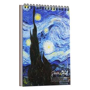 Catalogo di rilegatura a spirale in rilievo con taccuino illustrato personalizzabile per la promozione dell'opuscolo commerciale in carta Kraft - Product Image 3