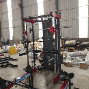 Palestra multifunzionale della macchina del smith dello scaffale dello squat della pila del peso