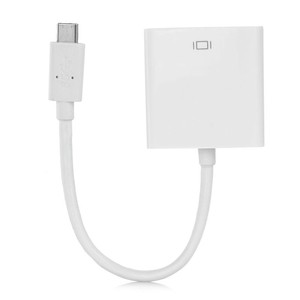 批量销售高质量原始设备制造商新的USB 3.1类型C到DVI适配器，带白色支持类型c设备 - Product Image 4