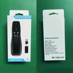 R400 tipo C puntatore Laser senza fili Presenter PPT penna Laser PowerPoint AAA batteria USB e USB C per la formazione di incontro di insegnamento - Product Image 5