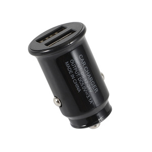 3.1A双USB迷你usb车载适配器快速充电通用快速电话电动车充电器适用于所有手机 - Product Image 1