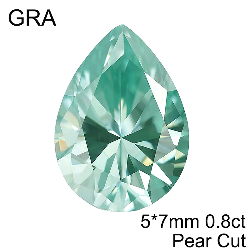 Pear 5x7mm 0.8ct