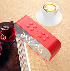 Altavoz Bluetooth AFK con reloj despertador, Corporación de publicidad promocional para el hogar, regalos, reloj de escritorio con pantalla LED y alarma dual - Product Image 5