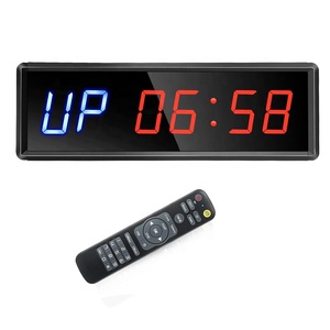 Mini Timer da palestra LED orologio da allenamento conto alla rovescia/su orologio Power Bank con Display digitale Ultra chiaro con cronometro in metallo per allenamento