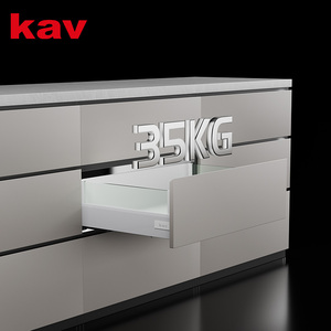 Laci furnitur listrik, perangkat keras dapur Modern untuk dinding ganda bermotor, tutup lembut teleskopik, Laci geser - Product Image 2