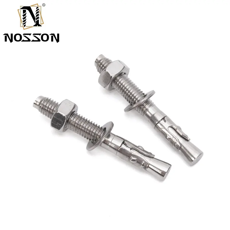 Fasteners Manufacturers stainless Steel Hilti Anchor Bolt Wedge Anchor Expansion Bolt Through Bolt