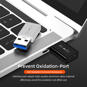 PSDA ตัวแปลง USB เป็น Type C OTG,อะแดปเตอร์ USB-C ตัวผู้เป็นตัวแปลง USB Type-C ตัวเมียสำหรับ Macbook Samsung S20 USBC ตัวเชื่อมต่อ OTG - Product Image 4