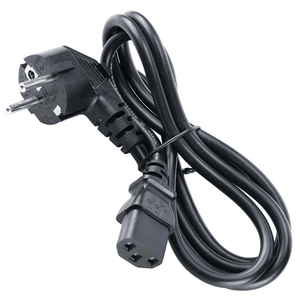 สายไฟ IEC 2ม. แบบสัมผัสป้องกันชนิด F (CEE 7/4) ทำมุม90องศากับเต้ารับแบบ C13 - Product Image 6