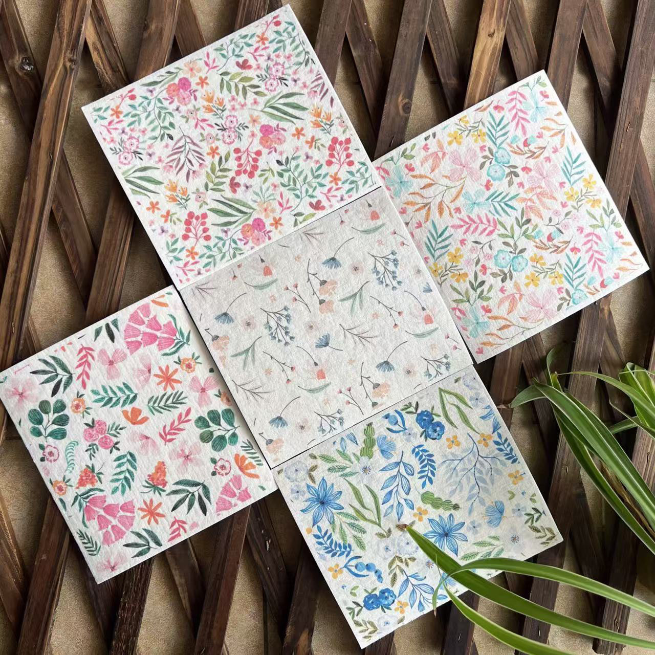 08-5 pezzi di fiori