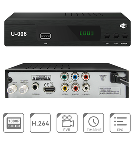 ISDBTセットトップボックス1080PデジタルTVHDエンコーダーセットトップボックスDecodificador ISDB-TモジュレーターTVレシーバー