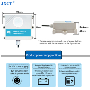 CO2 Factory Detect Sensor Digitales Messgerät Gas erkennungs umgebung Profession eller Luft sensor Ethernet - Product Image 4