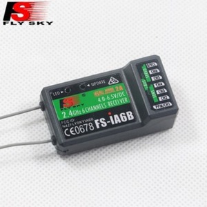 Flysky FS-IA6B uzaktan kumanda IA6B alıcı 2.4G 6 kanal DIY FPV RC uçak Quadcopter tekne modeli I6X için gökyüzü plastik uçmak - Product Image 6
