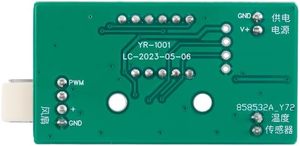 YR-1001 DC12Vファンスピードコントローラ電子モジュールキット4ワイヤファン温度コントローラモジュールボード2個購入 - Product Image 3