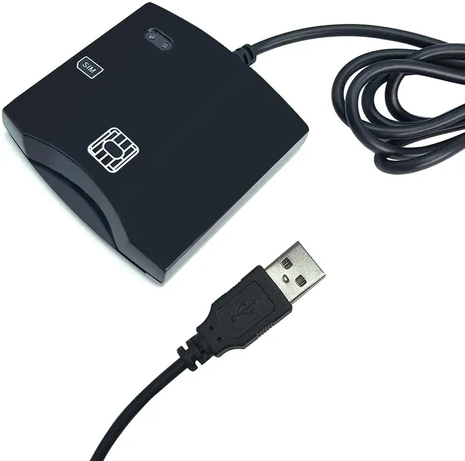 שבב USB כספומט קורא כרטיסי אשראי SIM קורא כרטיס חכם מזהה DNI קורא כרטיסים נייד כותב עבור Windows Linux Mac OS