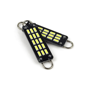Evitek หลอดไฟ LED T20 T10กระดานดำสำหรับรถยนต์ขนาด4014 44มม. หลอดไฟ LED แคนบัส LED 12SMD LED สำหรับรถยนต์12V - Product Image 3