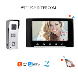 Sistema de teléfono inalámbrico de largo alcance, timbre de puerta con anillo, cámara, 7 pulgadas, sin cables - Product Image 2