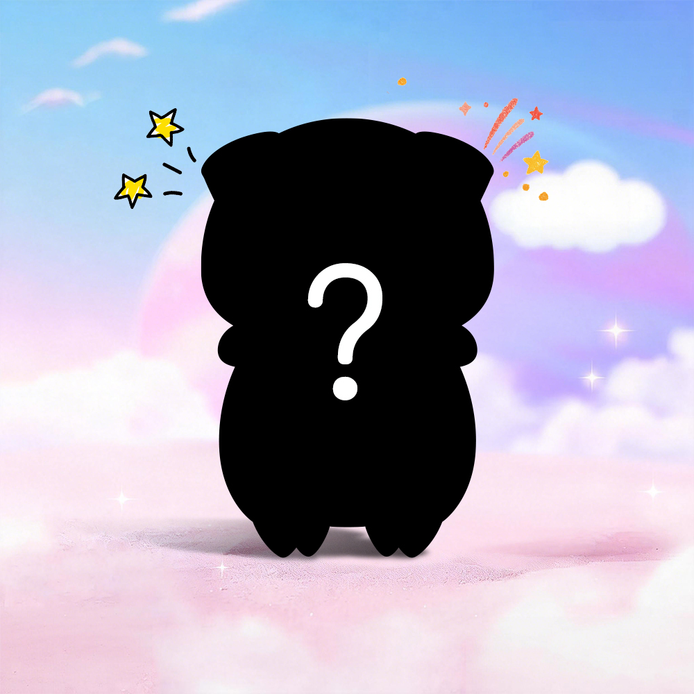 Mini figurines décoratives secrètes surprise noires