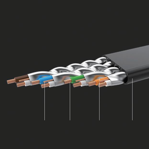 高速40Gbps 2000兆赫以太网电缆20米扁平跳线8类RJ45连接器室外网络UTP 5类6类6a类7 - Product Image 6