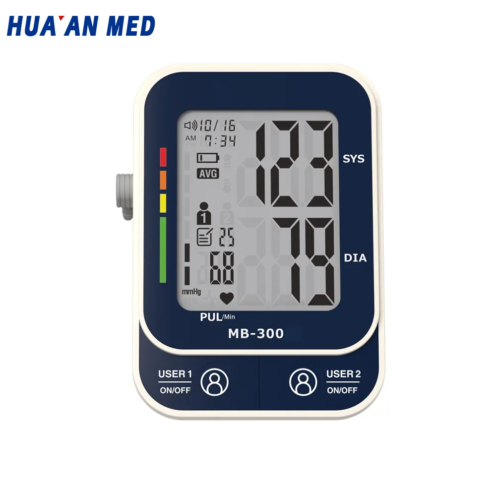 Produto médico china fabricante grande lcd braço digital ambulatório monitor de pressão arterial