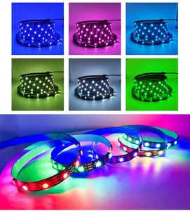 USB RGB Светодиодная лента 8 мм 60 светодиодов 5 В SMD 5050 Смарт-приложение управление Bluetooth гибкая лента Светодиодная лента компьютерная телевизионная подсветка - Product Image 5