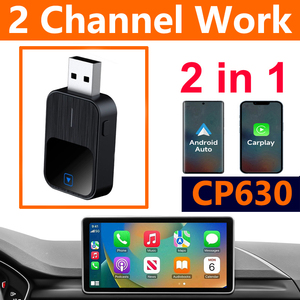 Exontek OEM Custom CP630 adattatore CarPlay Wireless per Android Auto personalizzabile OEM ODM con WiFi6 USB per Apple e Android - Product Image 3
