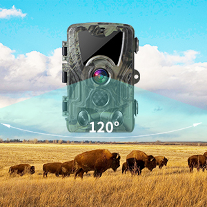 SuntekCam狩猎相机户外防水相机狩猎带太阳能支撑照片陷阱24MP 1080P运动相机HC-801A - Product Image 2