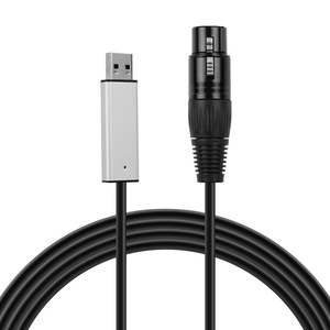 Adattatore di interfaccia da USB a DMX convertitore RS485 seriale 3pin XLR LED DMX512 pz per il controllo dello stadio cavo Dimmer con Chip FTDI - Product Image 3