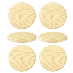 Bitmemiş doğal çam daire plak ahşap taban 4 "yuvarlak ahşap plak el sanatları projeleri ve DIY ev