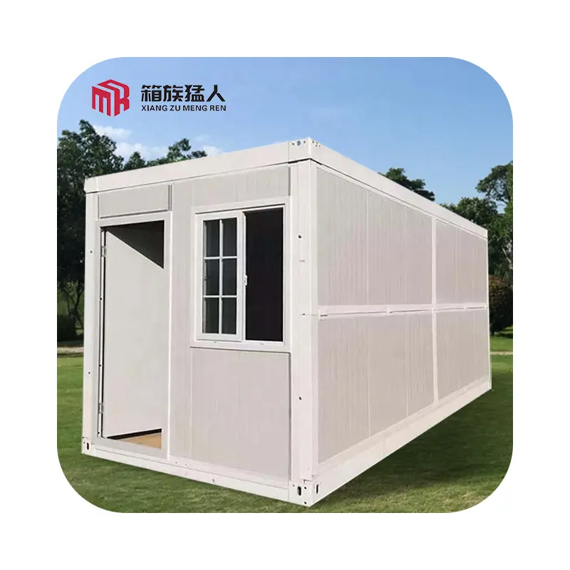 Factory price mobile 20 ft folding prefabricated container house philippines Foldable Office Modular Low Cost Housing