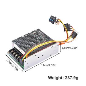 DC 10-50V 40A PWMスピードコントローラDCモーターデジタルディスプレイ0 ~ 100% 調整可能ドライブモジュール入力MAX60A DCスピードコントローラ - Product Image 6