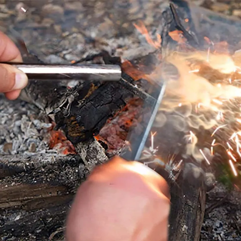 1/5 "x 2" DIY 페로 세륨 페로 로드 부싯돌 화재 시동기 마그네슘 도구 키트 AKA 화재 강철 비상 화재 시동기 스트라이커