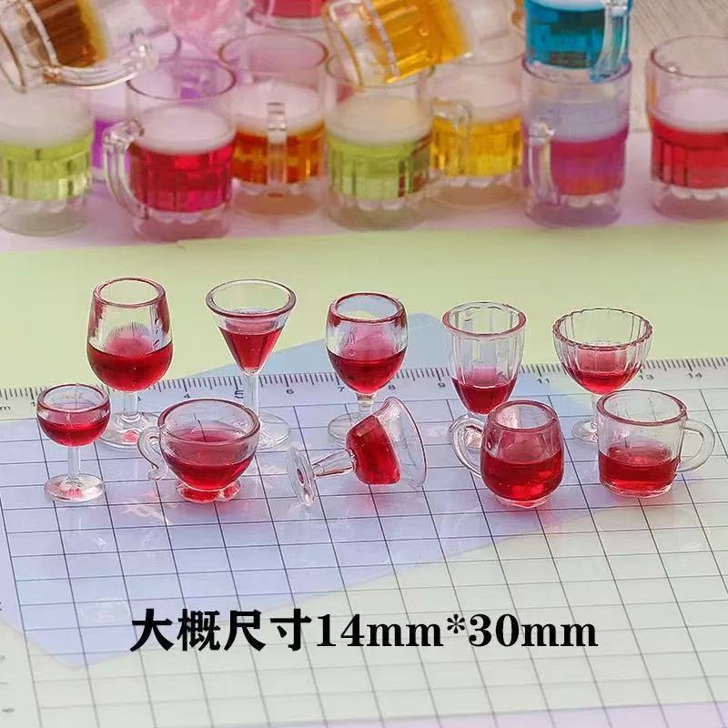 Les verres à vin rouge seront mélangés au hasard.