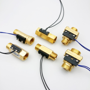 Su pompası kontrolü için 1/2 \ "3/4 \" pirinç akış anahtarı/2 telli düşük su sensörü manyetik Reed kontak FS-3S/FS-4S/FS-5CM - Product Image 1